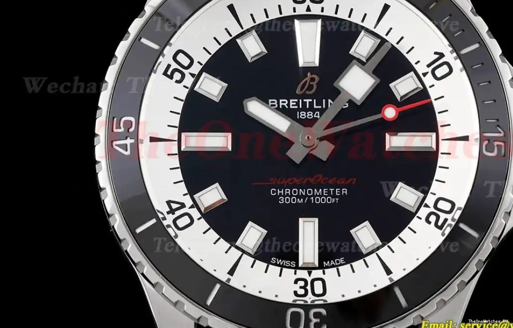 Bezel RU SS A2824 Black Superocean 42mm on Black BLSF 0610